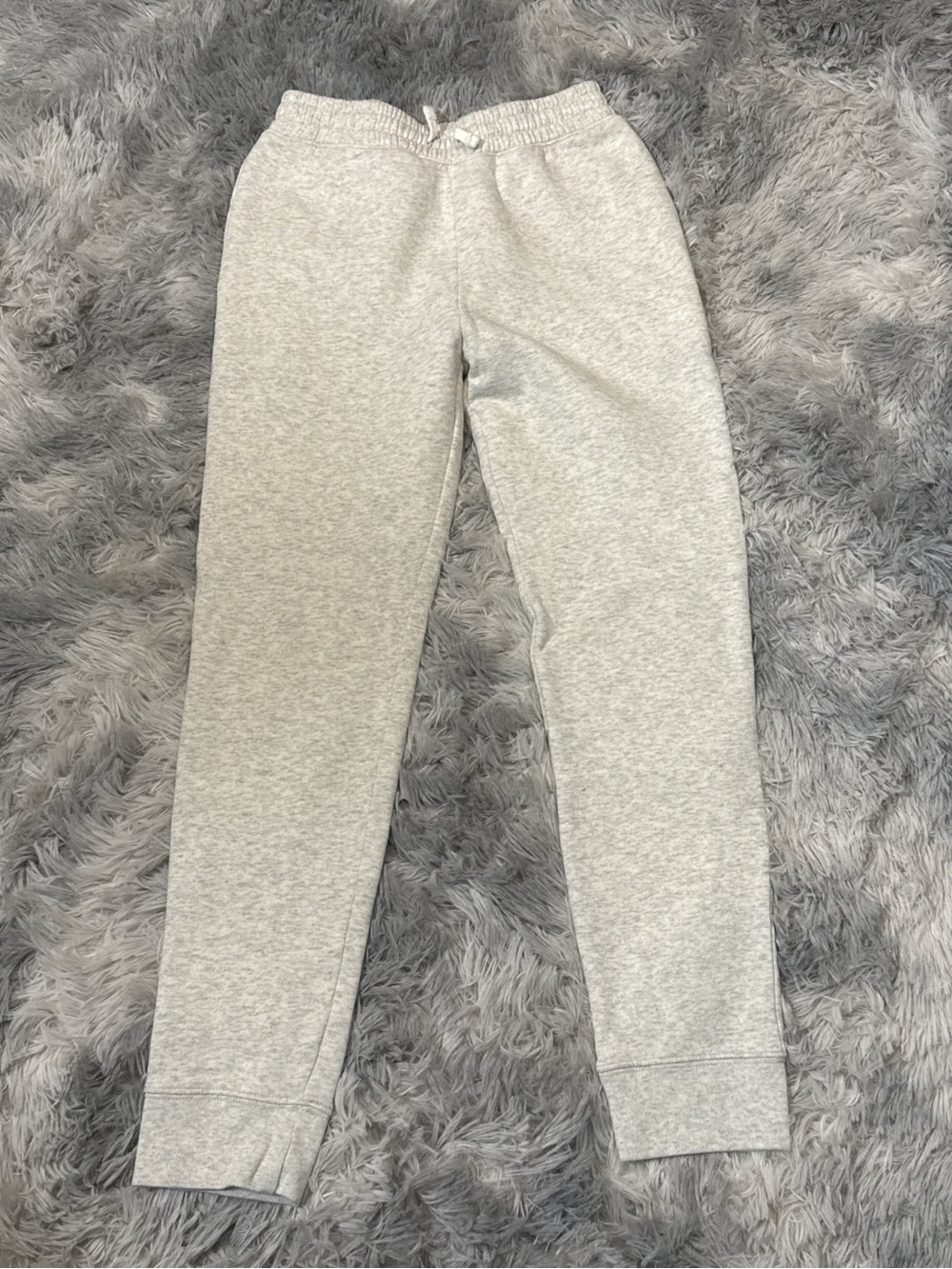 Abercrombie Kids Sweatpants Girls Size 13/14 Gray Fleece Lined Lounge Pants